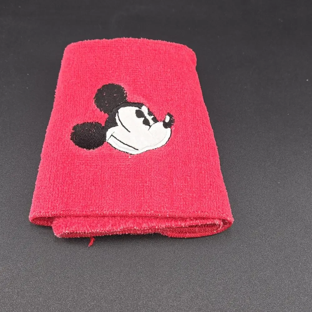 12 Disney Mickey Mouse Wash Clothes Red White Black Salmon